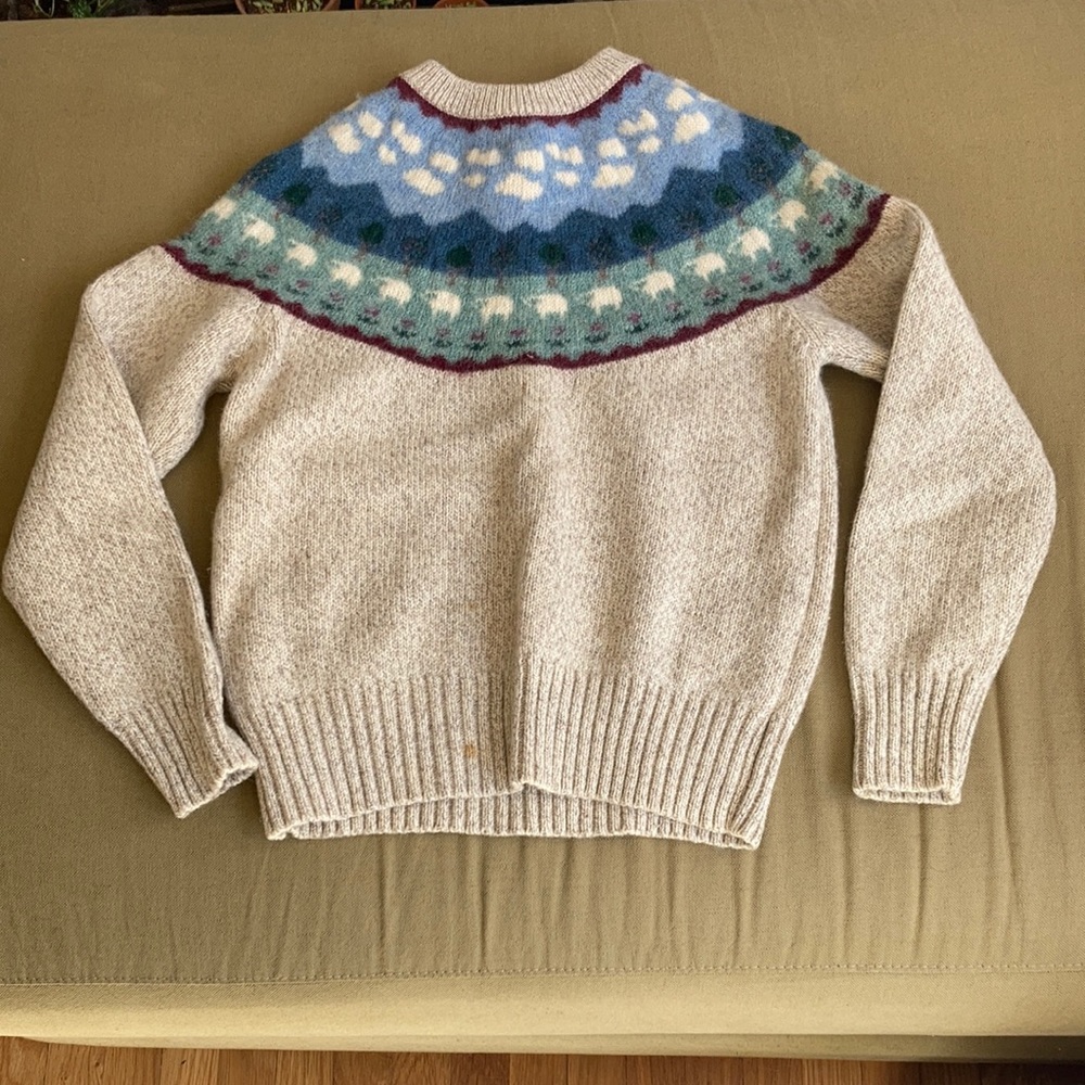 Vintage sheep sweater by woolrich